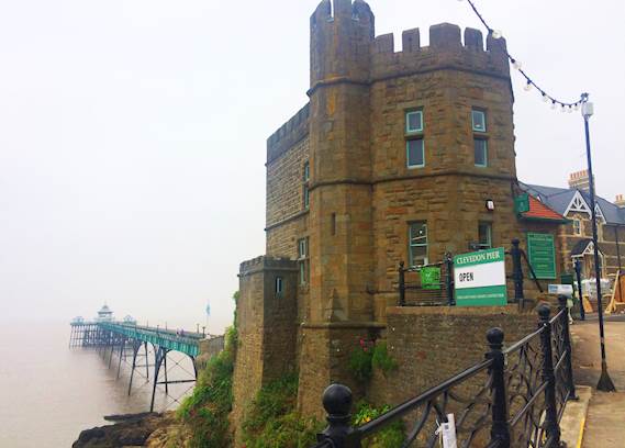 Creating a storm at Clevedon Pier