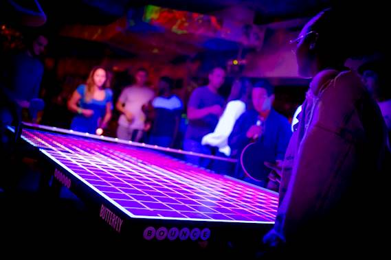 Social entertainment brand Bounce, wanted to create an entirely new experience using their Ping Pong tables combined with interactive projection.  