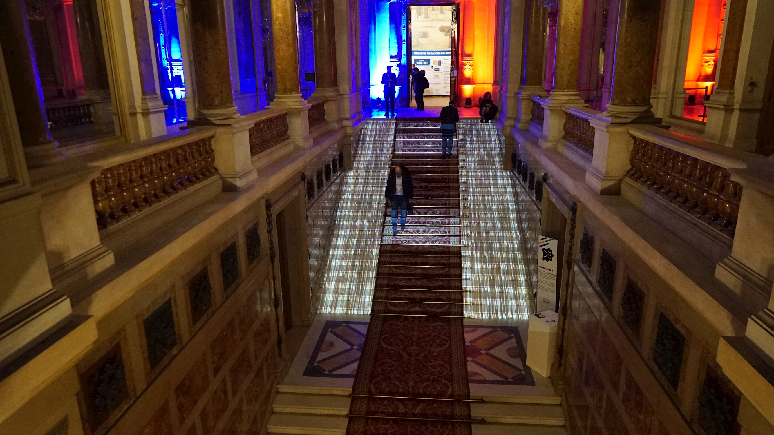 Chasing waterfalls at Paris City Hall