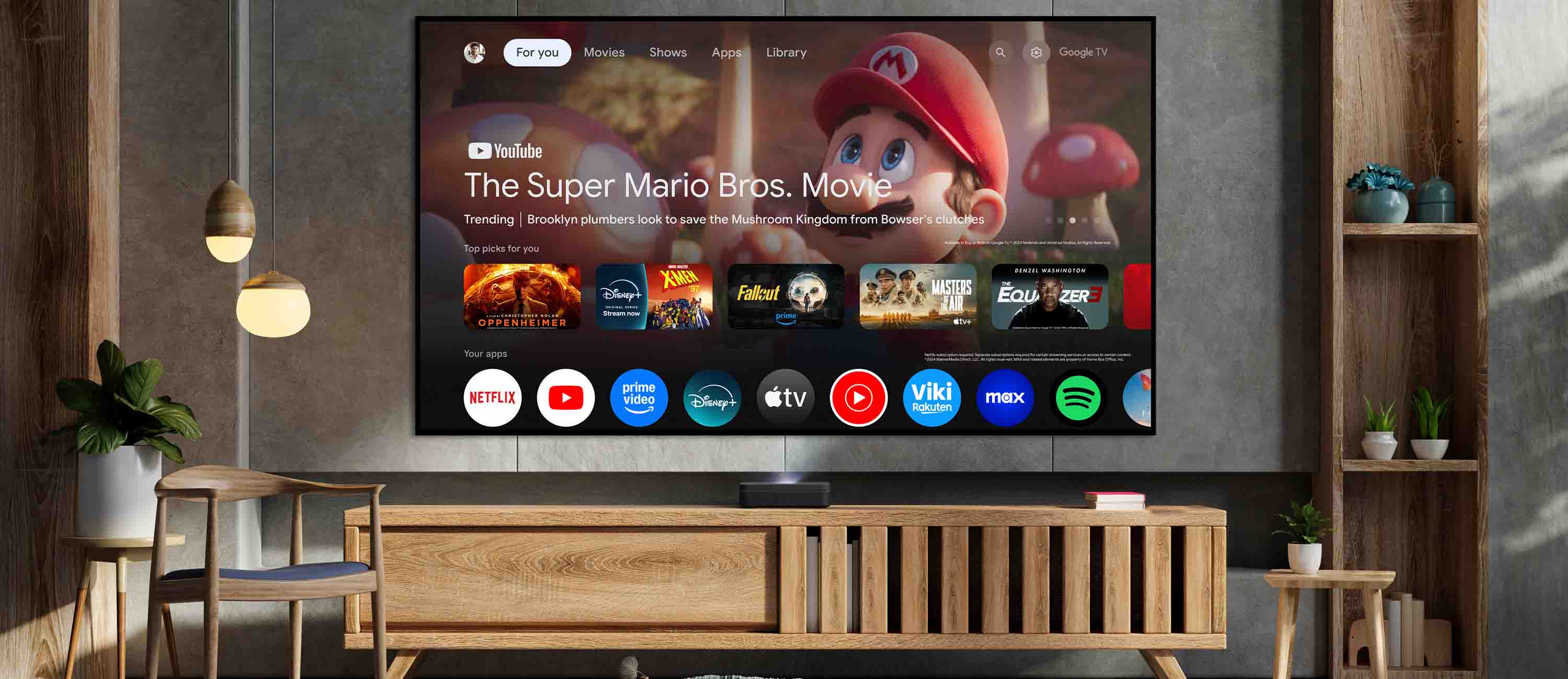 Entertainment you love. With a little help from Google.
